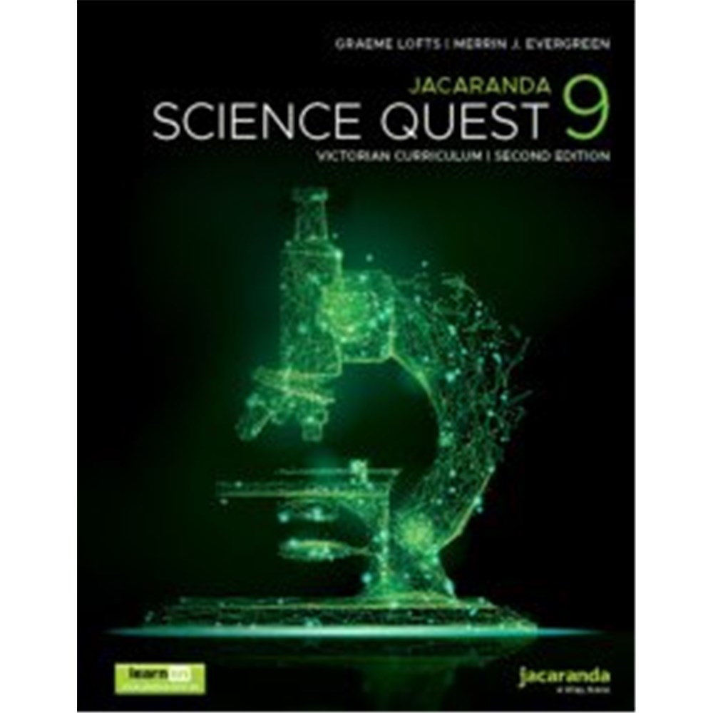 9780730386605 Jacaranda Science Quest 9 VIC learnON + Print 2e