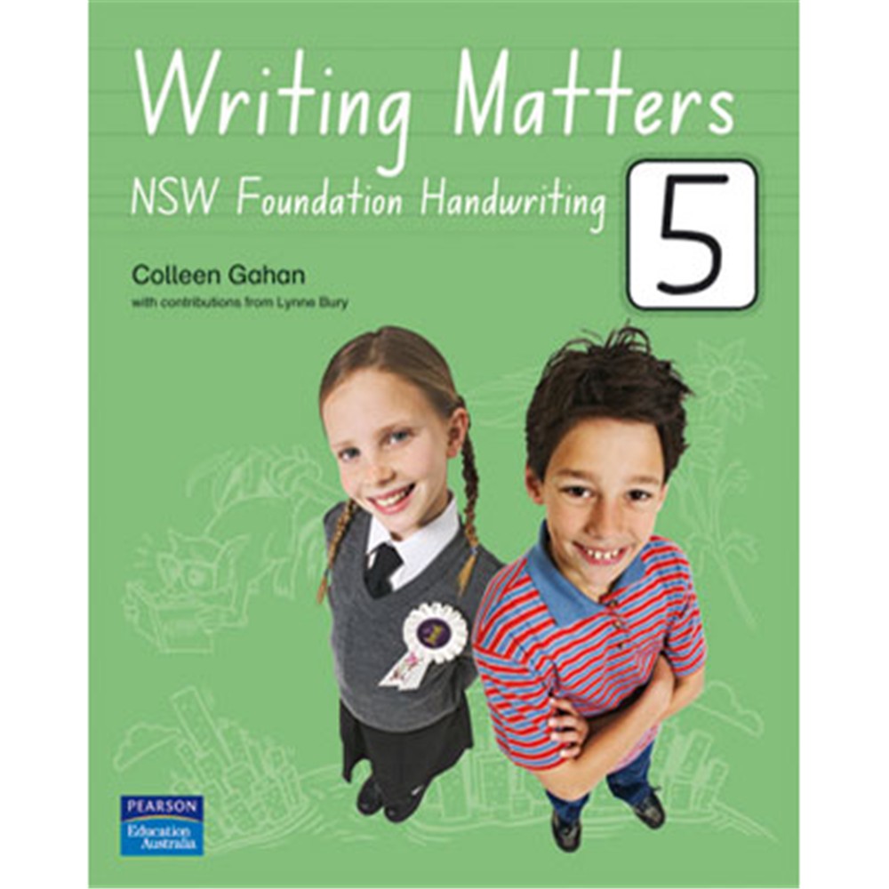 9780733960314 Writing Matters NSW Foundation Year 5 + Practice Book 5