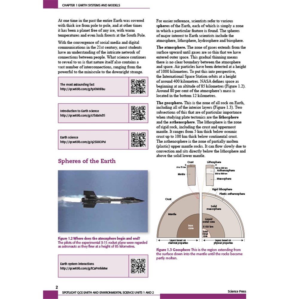 9780855838133 Spotlight QCE Earth & Environmental Science Unit 1&2