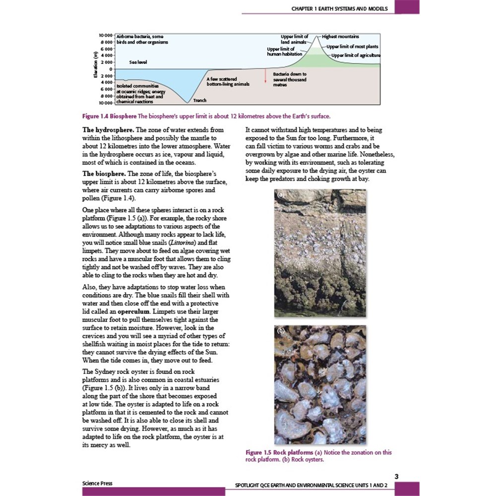 9780855838133 Spotlight QCE Earth & Environmental Science Unit 1&2