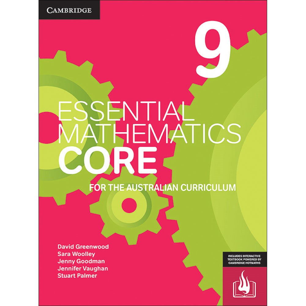 9781108878791 Cambridge Essential Maths CORE AC 9 Print + HOTmaths