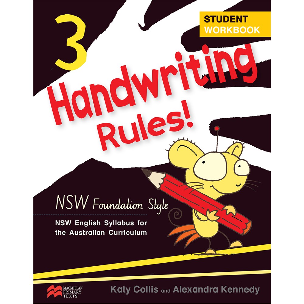 9781458644626 Handwriting Rules NSW Year 3 Kookaburra Educational 