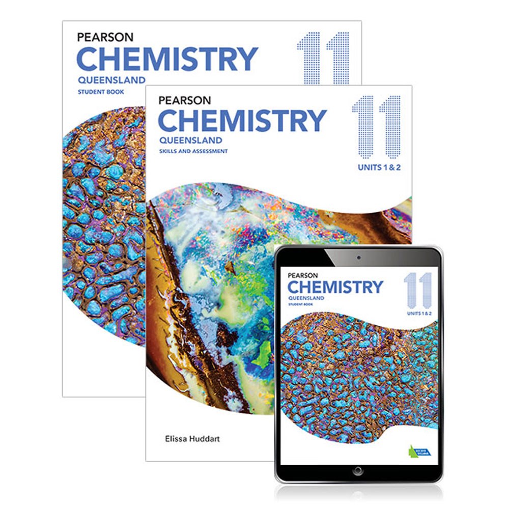 9781488685750 Pearson Chemistry QLD 11 Skill & Assess + Student Bk