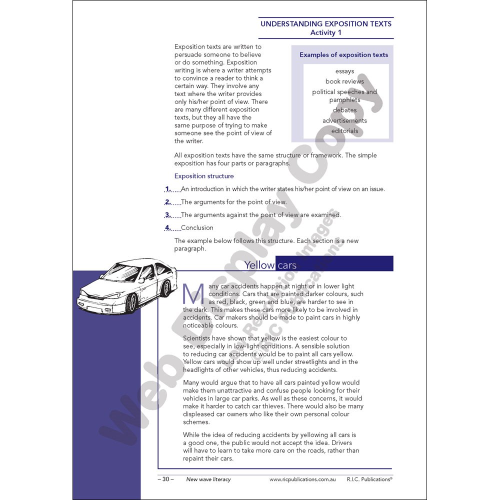 exposition conclusion example