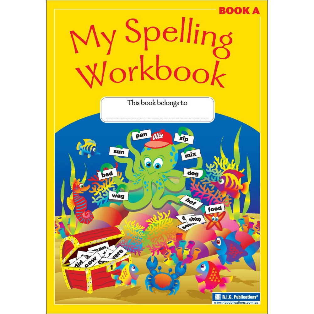 9781863116978 My Spelling Workbook Book A Ages 56 Kookaburra