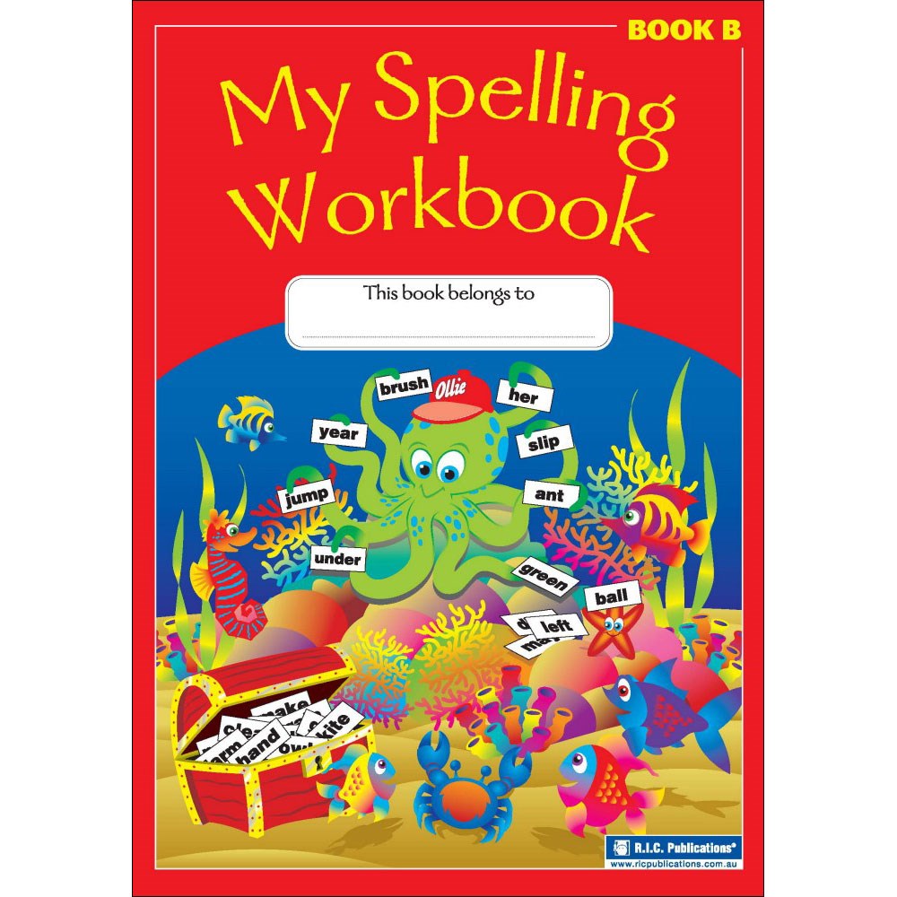9781863117609 My Spelling Workbook Book B Ages 67 Kookaburra