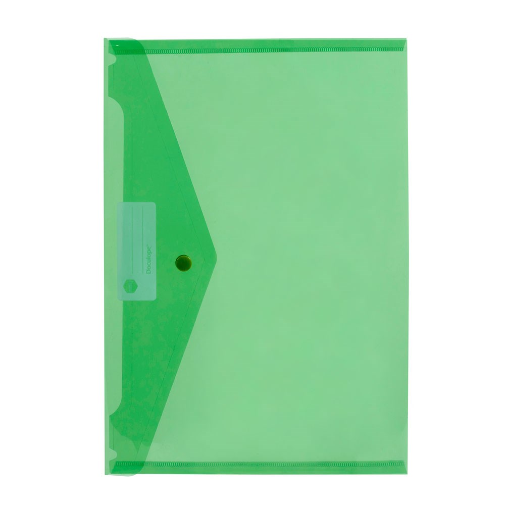 ZAC2015004 - Marbig Doculope Document Wallet A4 Push Button Green ...