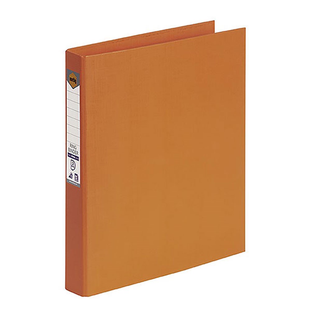 ZAC5022006 Marbig PE Linen Ring Binder A4 25mm 2D Orange Kookaburra