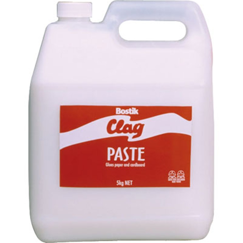 ZBO275069 Clag Paste White 5kg Kookaburra Educational Resources