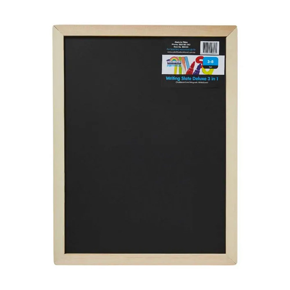 ZCF128434 Whiteboard & Blackboard Slate 400 x 300mm