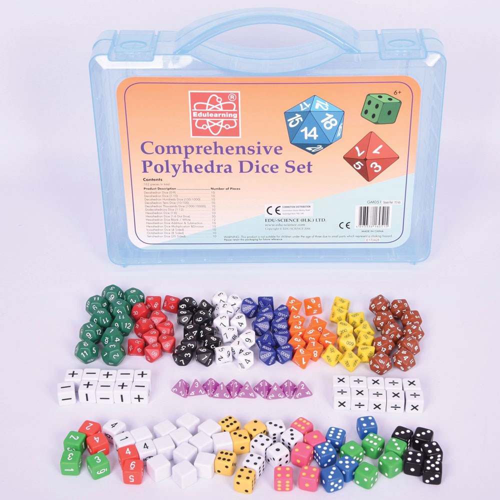 ZCM75145 Polyhedra Dice Set Kookaburra Educational Resources one of Australia's largest