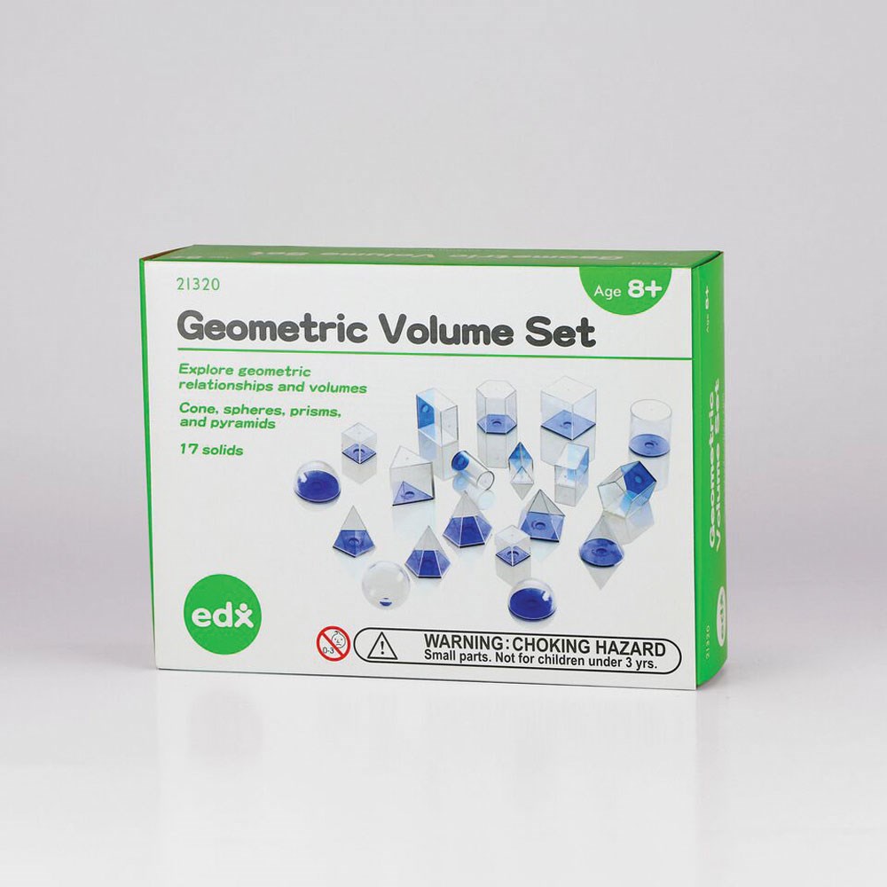 ZEC21320 Geometric Volume Set 5cm Kookaburra Educational Resources