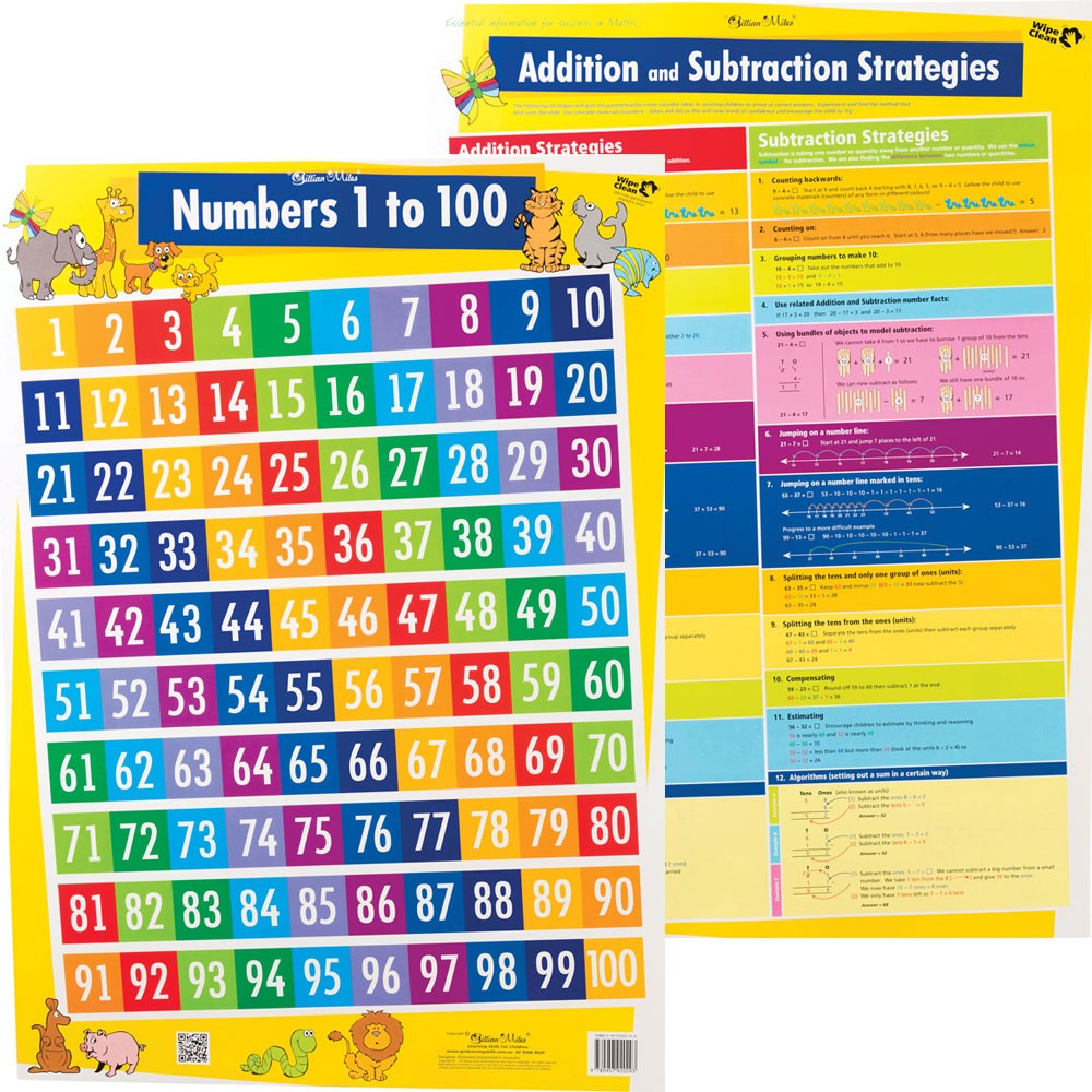 zecc296 chart numbers 1 100 addition subtraction subtraction chart