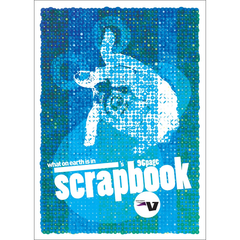 ZEWSWB060 Victory Scrapbook 60gsm 335x240mm 96 pg Kookaburra