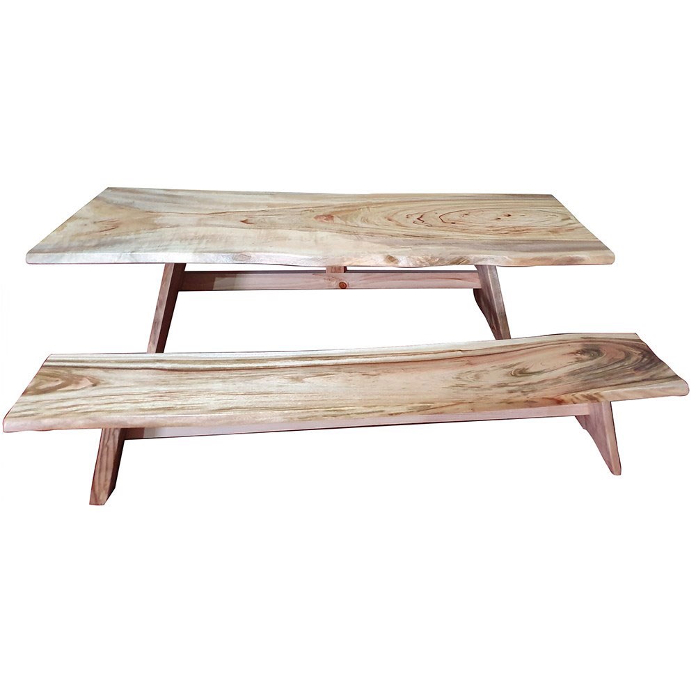 ZKITEU180 Eureka Timber Table 1800mm and 2x Bench 1750mm Kookaburra