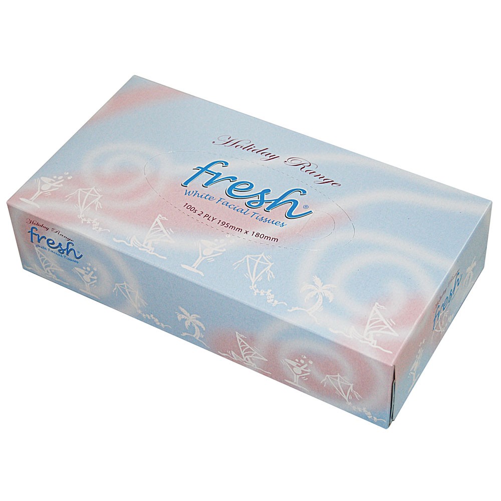 ZKOKC4720C48 Facial Tissues 2 ply 100s Bulk Carton Kookaburra