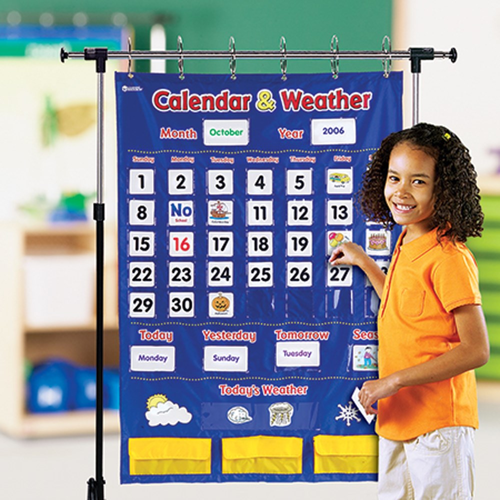 ZLRLER2418 Pocket Chart Calendar and Weather Kookaburra