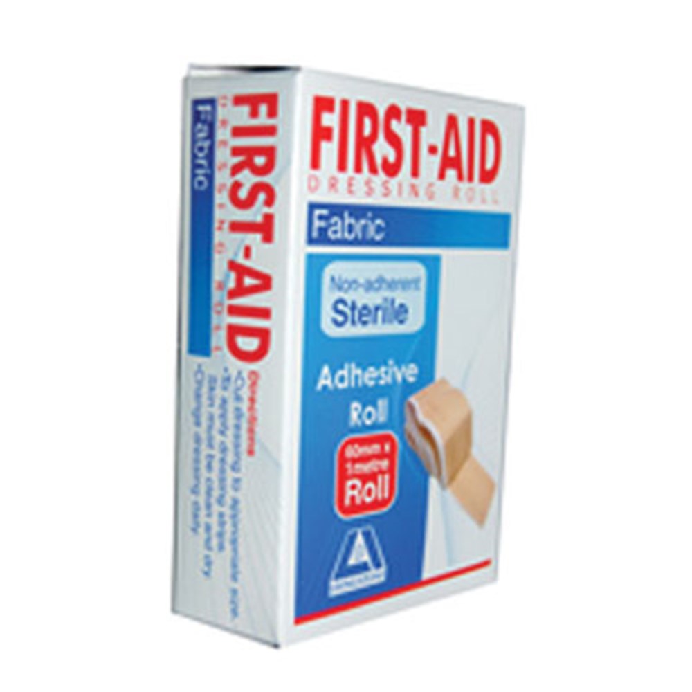 ZLVASF601000 First Aid Adhesive Fabric Roll 6cm x 1m Kookaburra