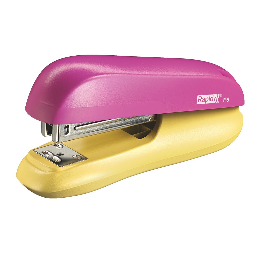 ZPE0402508 Rapid Stapler F6 Half Strip Pink / Yellow Kookaburra