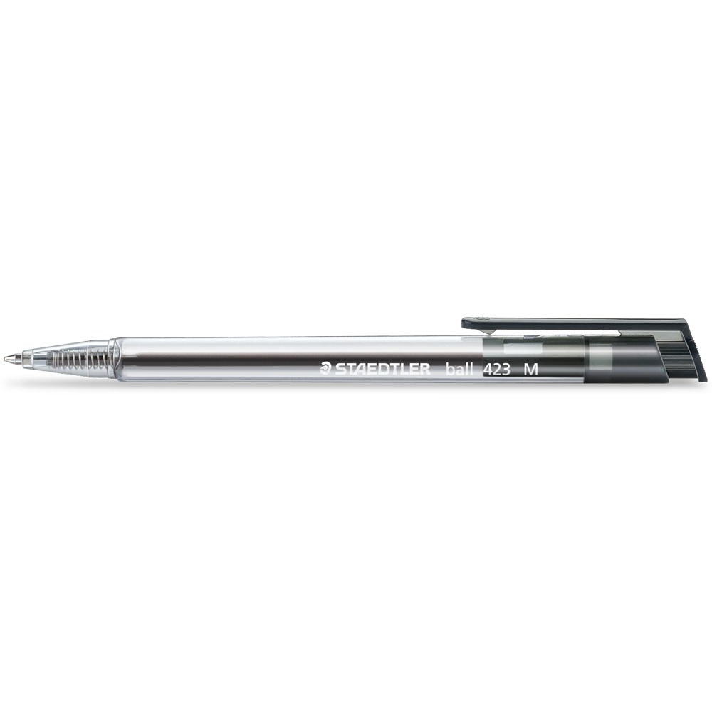 ZSD423M9 STAEDTLER 423 Triangular Retractable Ballpen Med Black