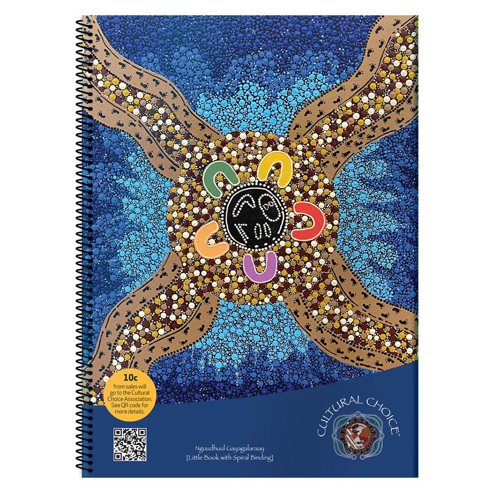 ZSP142915 Cultural Choice Spiral Notebook A4 8mm Ruled 120pg