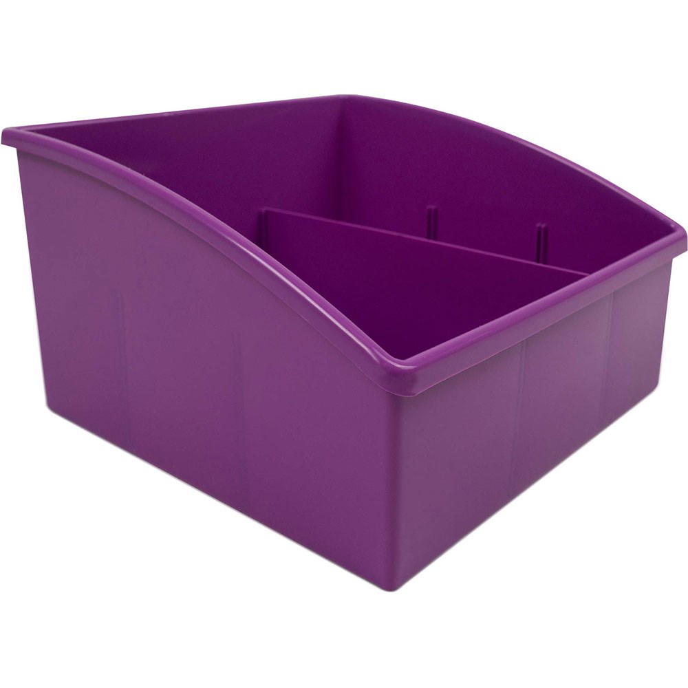 ZVCEPRTP Plastic Reading Tubs Purple Kookaburra Educational
