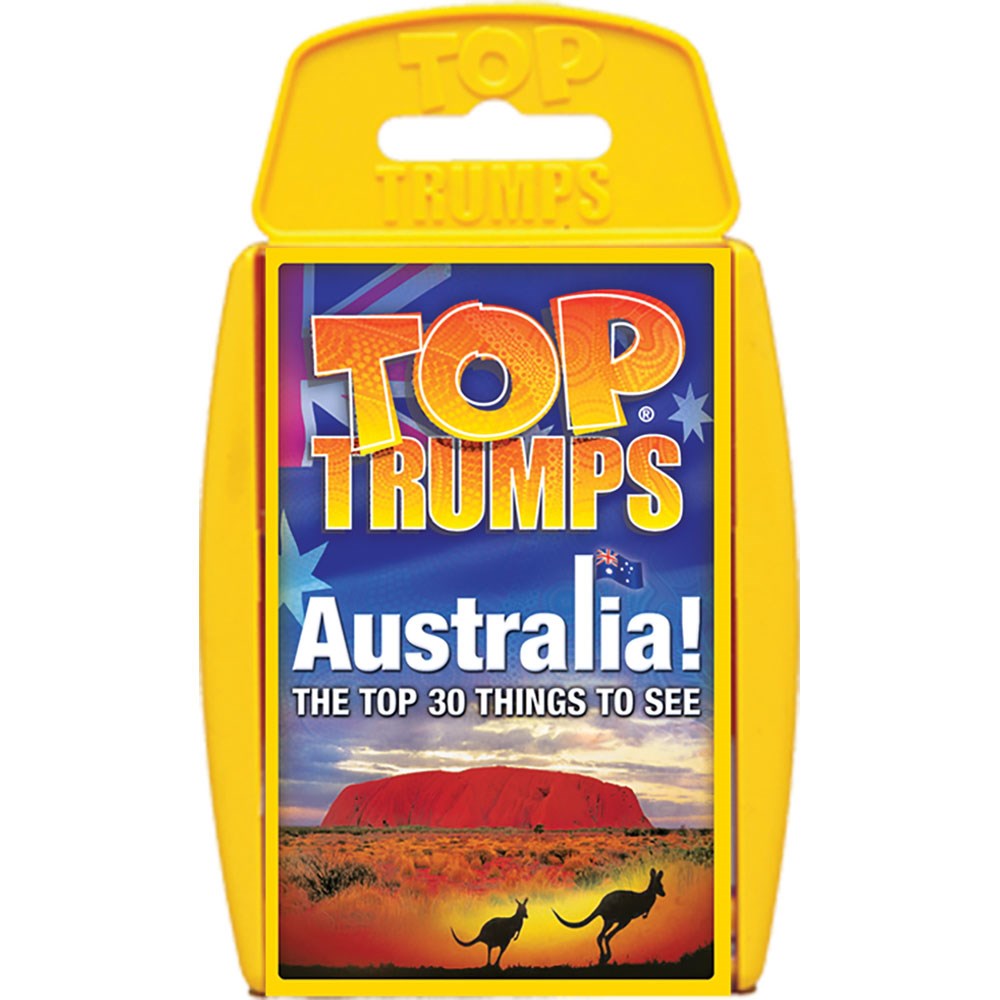 ZWM017251 Top Trumps Card Game Australia Top 30 Things to See