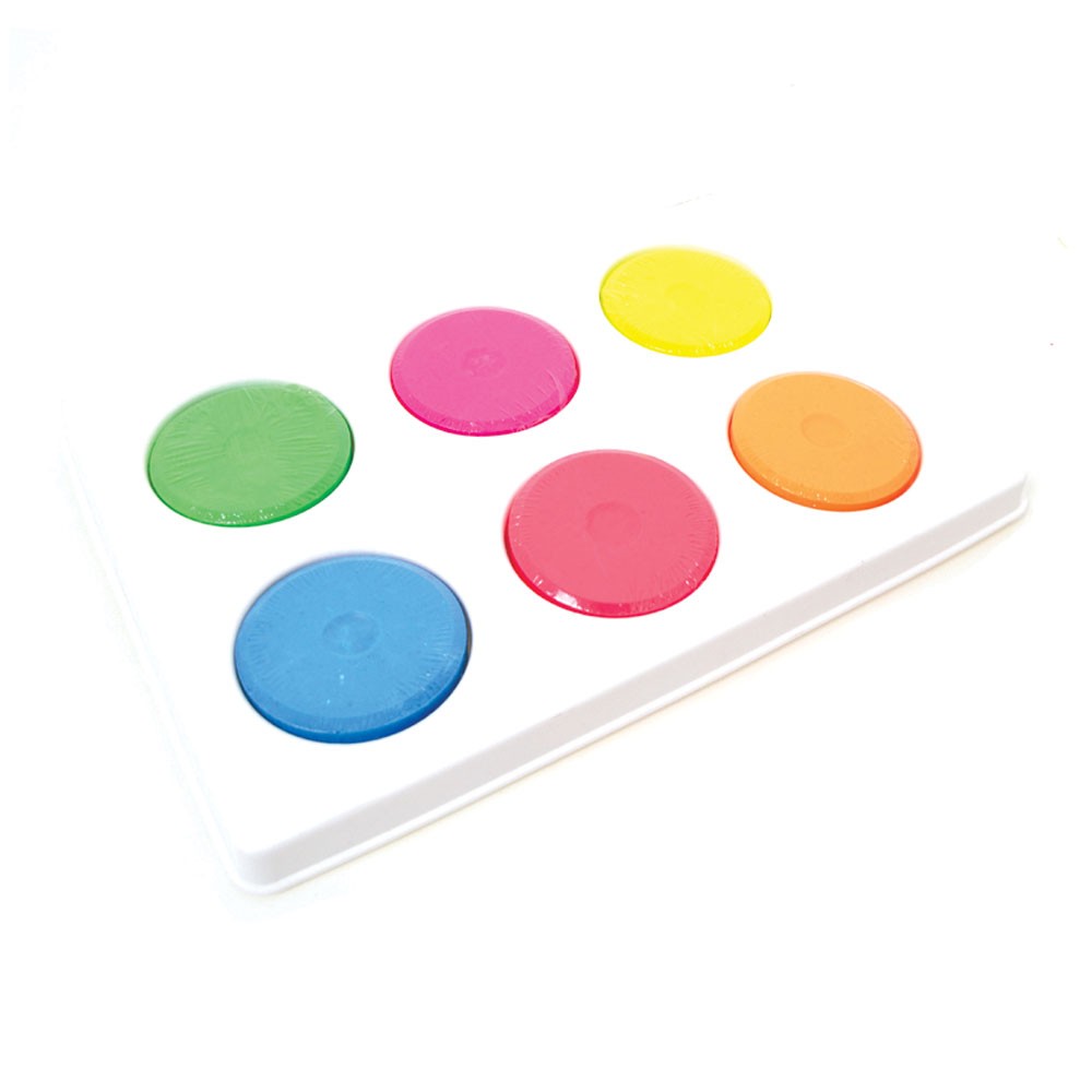 ZMIEMATEMP Micador Washable Fluoro Paint Discs Asst Kookaburra